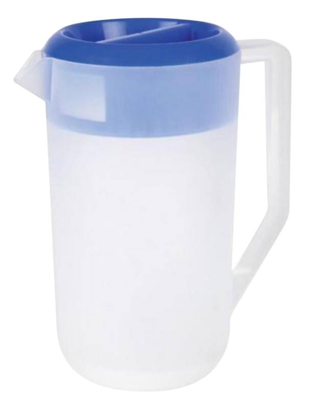 Seco Jug PP (Polypropylene) 2.4 L Dishwasher Safe Blue, Transparent