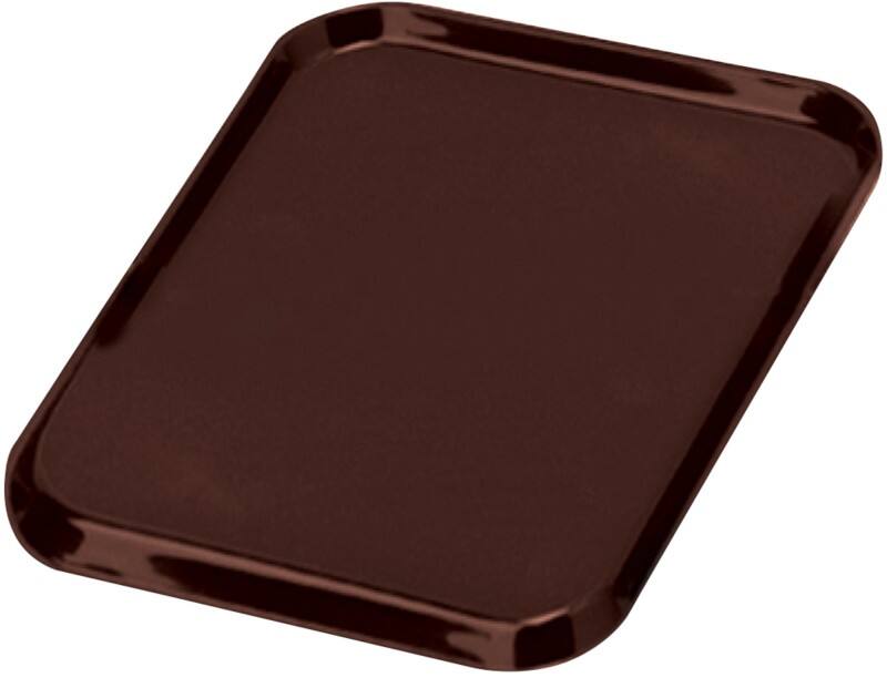 Seco Tray PC (Polycarbonate), Rubber Dishwasher Safe Black