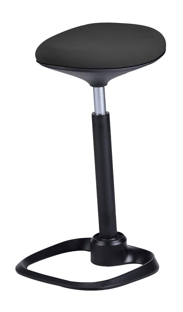 euroseats Sit Stand Stool Black PRA.001 345 x 335 x 860 mm