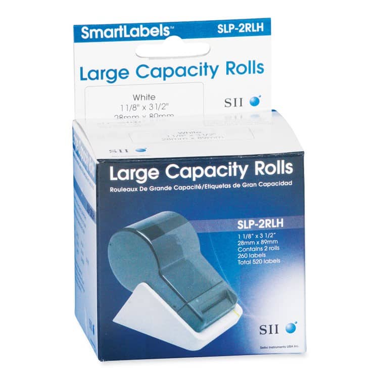 Seiko Label Roll Authentic SLP2RLH Adhesive 28 x 89 mm 20 Rolls