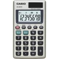 Casio HS-85TE Pocket Calculator 8 Digit Display Silver