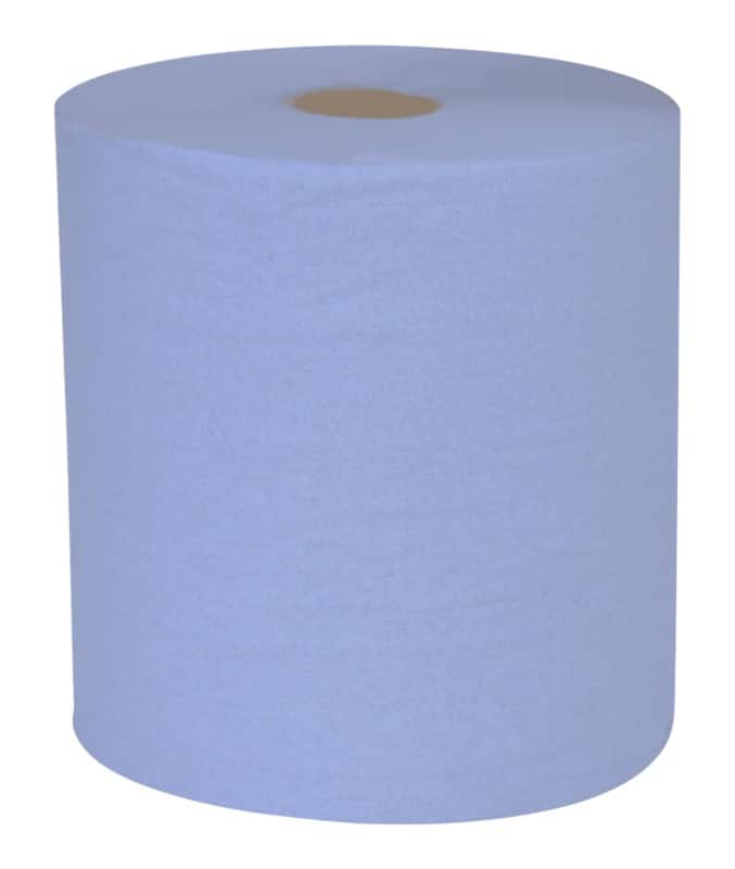 essentials  Centrefeed Paper Centrefeed Blue 1 Ply 300 m C1B306FDS 6 Rolls of 750 Sheets