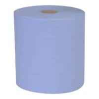 essentials  Centrefeed Paper Centrefeed Blue 1 Ply 300 m C1B306FDS 6 Rolls of 750 Sheets