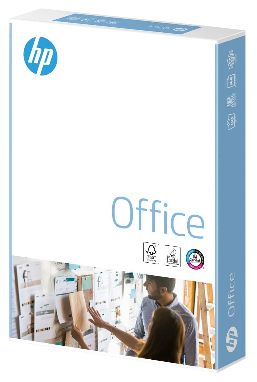 HP Office A4 80 gsm Smooth White Pack of 500 Sheets