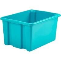 Whitefurze Stack&Store Storage Box 5 L Teal 29 x 20 x 15 cm