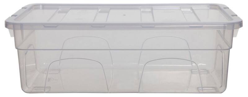 Whitefurze Spacemaster PP (Polypropylene) Storage Box 5 L Transparent 33 x 19 x 11 cm