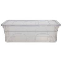 Whitefurze Spacemaster Storage Box + Lid 5 L Transparent 33 x 19 x 11 cm