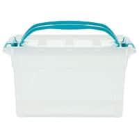 Whitefurze Carry Storage Box 7 L Transparent 31 x 20.5 x 17 cm