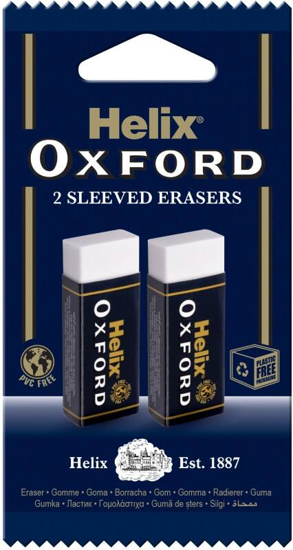 OXFORD Eraser White Pack of 2