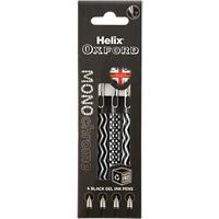 OXFORD Gel Pen Needlepoint 0.7 mm Assorted Pack of 4