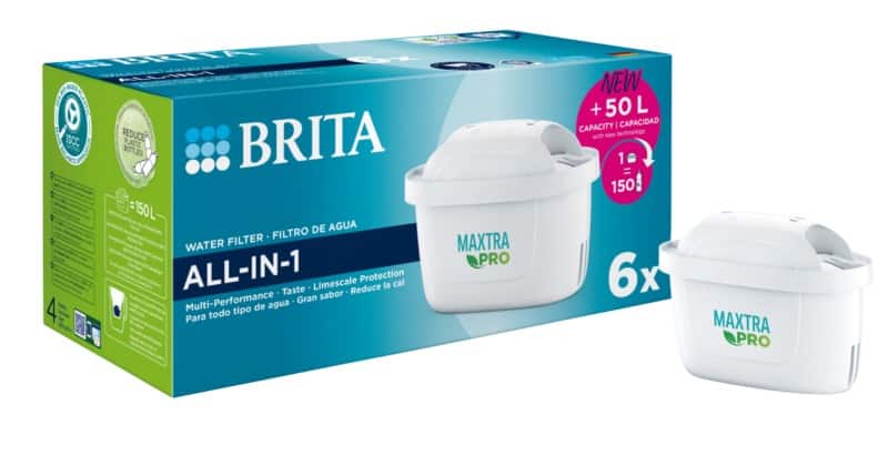 BRITA Maxtra Pro All in 1 1053089 Water Filter cartridge White Pack of 6