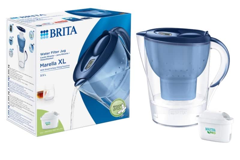 BRITA Marella XL Water Filter Jug 3.5 L Blue including MAXTRA PRO All-in-1 cartridge