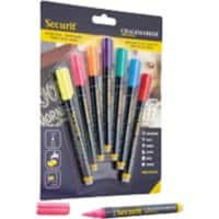 Deflecto Chalk Marker Assorted Pack of 7