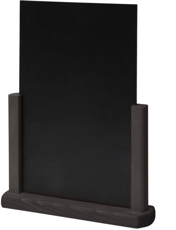 SHOWDOWN Natura Sign Holder A4 T-Shape 26 (W) x 6 (D) x 3.2 (H) cm Black