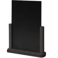 SHOWDOWN Natura Chalkboard A4 Rectangular 26 (W) x 6 (D) x 3.2 (H) cm Black