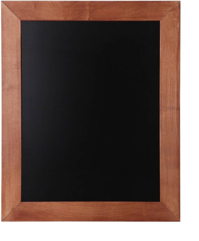 SHOWDOWN Chalkboard Wall Mounted 30 (W) x 2 (D) x 40 (H) cm Light Brown