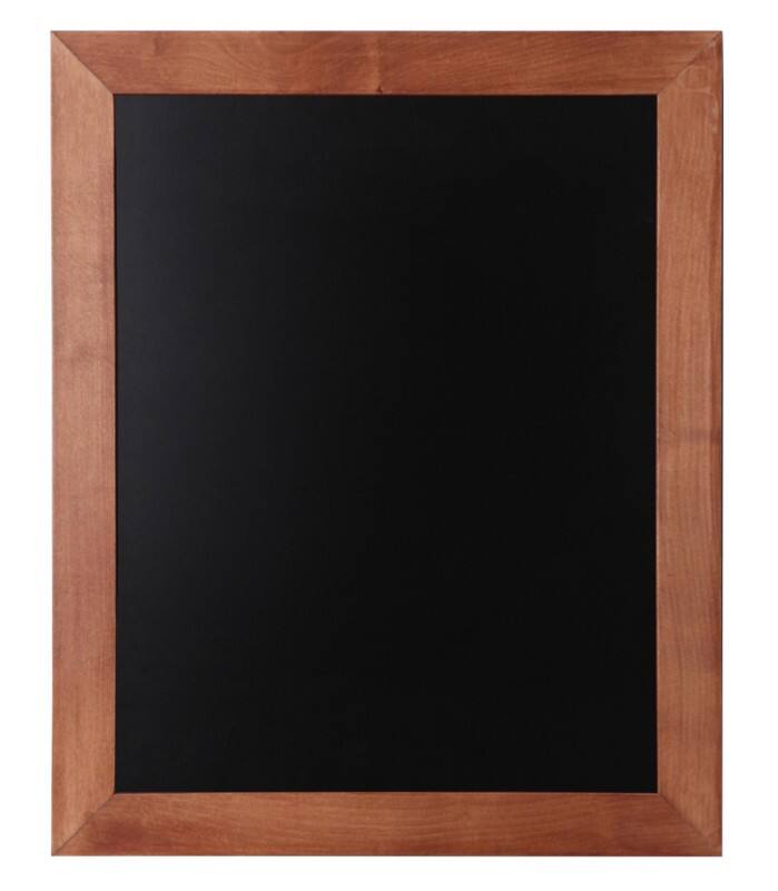 SHOWDOWN Chalkboard Wall Mounted 40 (W) x 2 (D) x 50 (H) cm Light Brown