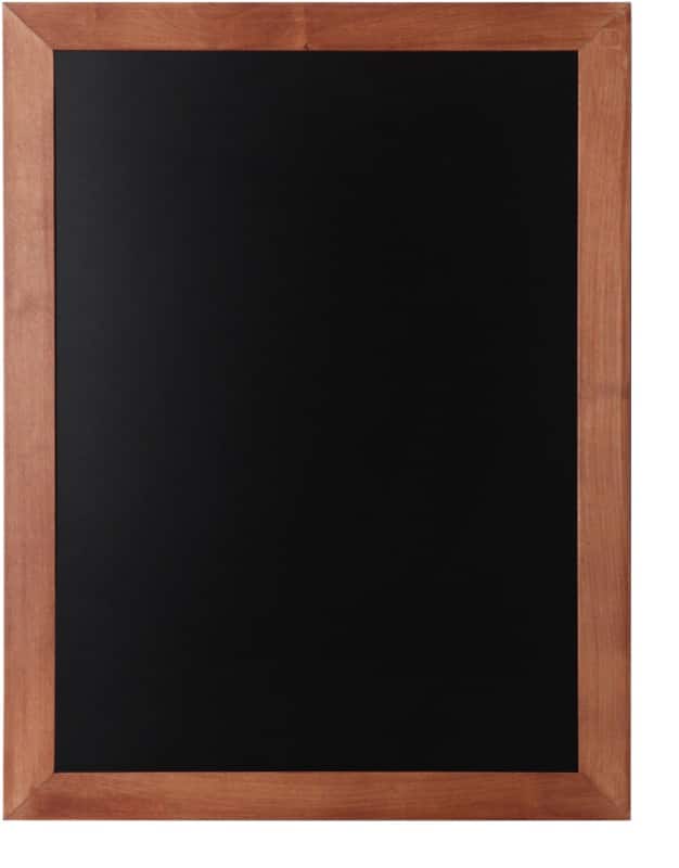 SHOWDOWN Chalkboard Wall Mounted 50 (W) x 2 (D) x 60 (H) cm Light Brown