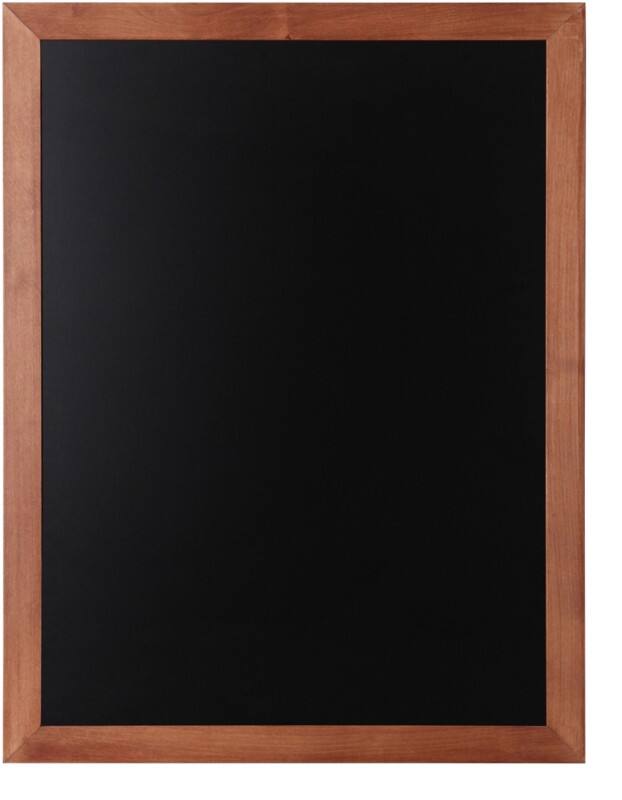 SHOWDOWN Chalkboard Wall Mounted 60 (W) x 2 (D) x 80 (H) cm Light Brown