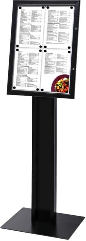 SHOWDOWN Menu Board A4 Aluminium, Steel Black