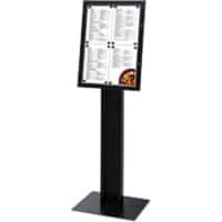 SHOWDOWN Menu Board Freestanding A4 Aluminium, Steel Black