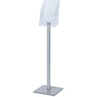 SHOWDOWN A4 Brochure Stand Silver 330 (W) x 330 (D) x 1,165 (H) mm