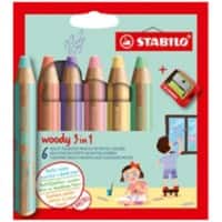 STABILO Pencil Set Pastel 3in1 Pack of 6