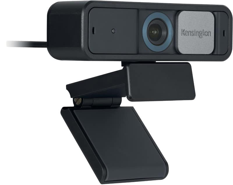 Kensignton W2050 Pro 1080p Auto Focus Webcam K81176WW USB-A/USB-C Cable Stereo Microphone Black