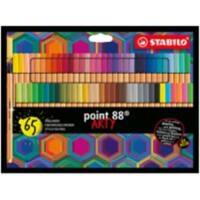 STABILO Fineliner Cardboard Assorted Pack of 65