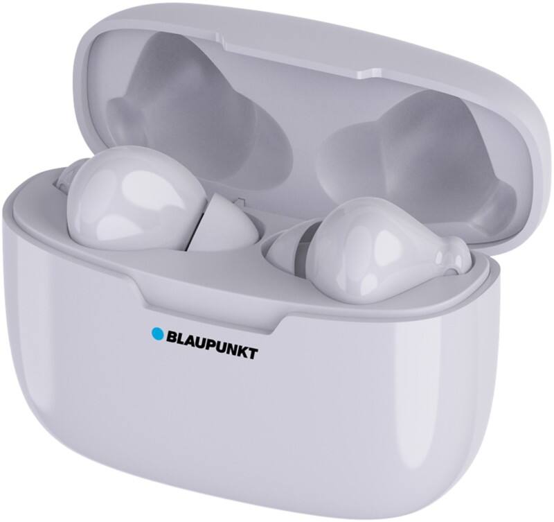 Blaupunkt Wireless Earphones Earbud With Bluetooth Passive Noise Cancelling BLP4958.112 White