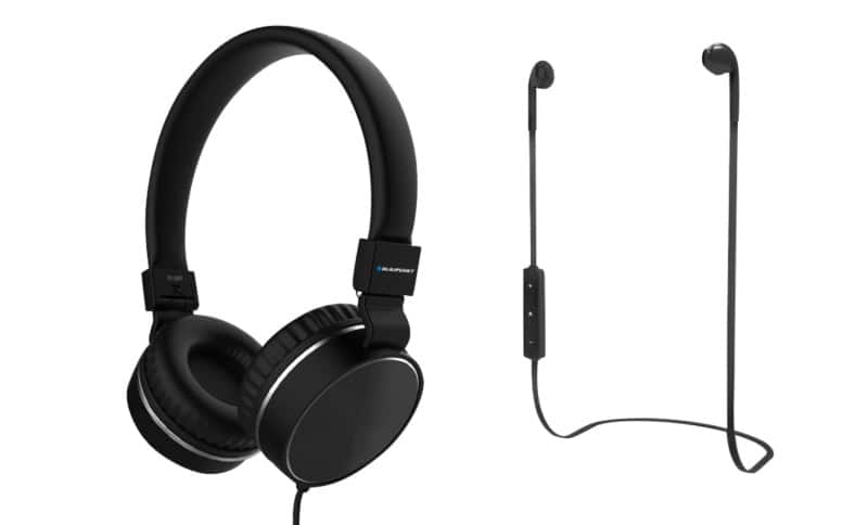 Blaupunkt Headphones and Earphones Ear With Bluetooth Passive Noise Cancelling With microphone BLP1530.133 Black Pack of 2