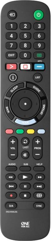 ONE FOR ALL Remote Control URC4912 Smart Buttons