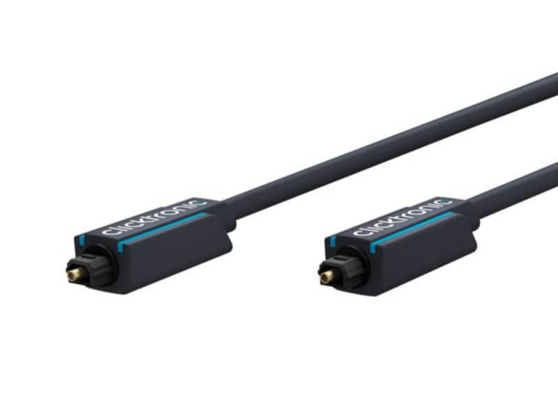clicktronic Optical Cable 1-Pin Male 1-Pin Male 3 m Black