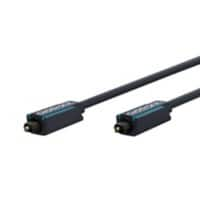 clicktronic 1-Pin Male Optical Cable 1-Pin Male 70369 Black 0.0398 m