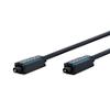 clicktronic 1-Pin Male Optical Cable 1-Pin Male 70369 Black 0.0398 m