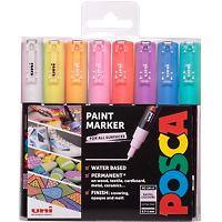 POSCA 238212173 Paint Marker Assorted Fine Bullet 0.7 mm Pack of 8