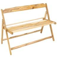 Tramontina Bench Natural 3 Seat Teak Wood 1,043 (W) x 526 (D) x 770 (H) mm