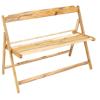 Tramontina Bench Natural 3 Seat Teak Wood 1,043 (W) x 526 (D) x 770 (H) mm