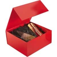 Raja Gift Box Red 225 x 225 x 105 mm Pack of 10