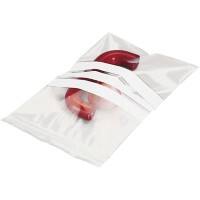 RAJA PE (Polyethylene) Grip Seal Bags Transparent 19 x 12.7 cm Pack of 1000