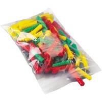 RAJA PE (Polyethylene) Grip Seal Bags Transparent 22.5 x 15 cm Pack of 1000