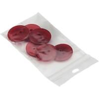 RAJA PE (Polyethylene) Grip Seal Bags Transparent 7.6 x 5.7 cm Pack of 1000