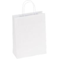 RAJA Carrier Bag Paper White 100 gsm 29 x 10 x 22 cm Pack of 200