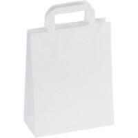 RAJA Carrier Bag Paper White 80 gsm 29 x 10 x 22 cm Pack of 250