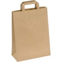 RAJA Carrier Bag Paper Brown 90 gsm 37 x 12 x 27 cm Pack of 250