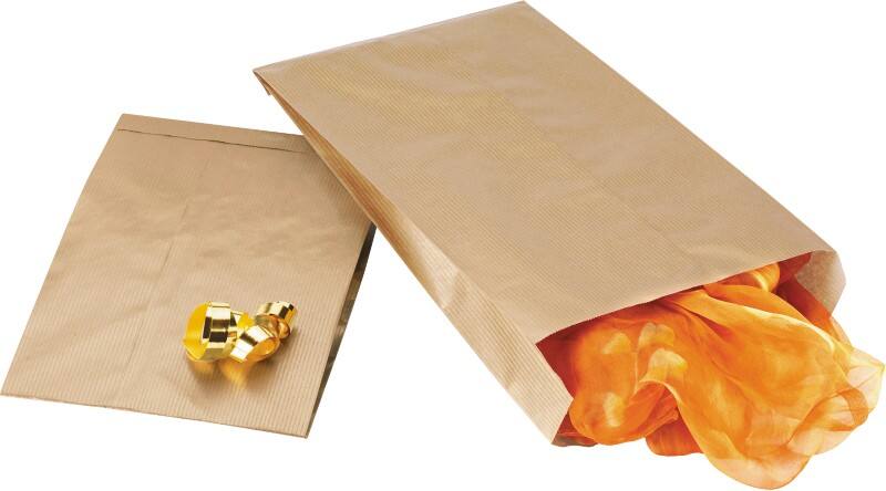 RAJA Bag Kraft Paper Brown 60 gsm 25 x 8 x 16 cm Pack of 250