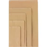 RAJA Bag Kraft Paper Brown 60 gsm 33 x 6 x 18 cm Pack of 250