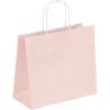 RAJA Carrier Bag Paper Pink 100 gsm 21 x 11 x 24 cm Pack of 50
