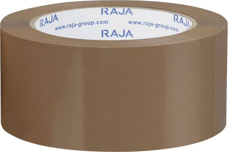 RAJA Packaging Tape Buff 48 mm (W) x 100 m (L) PP (Polypropylene) ADR1