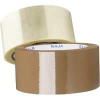 RAJA Packaging Tape Buff 48 mm (W) x 66 m (L) PP (Polypropylene) P48NL